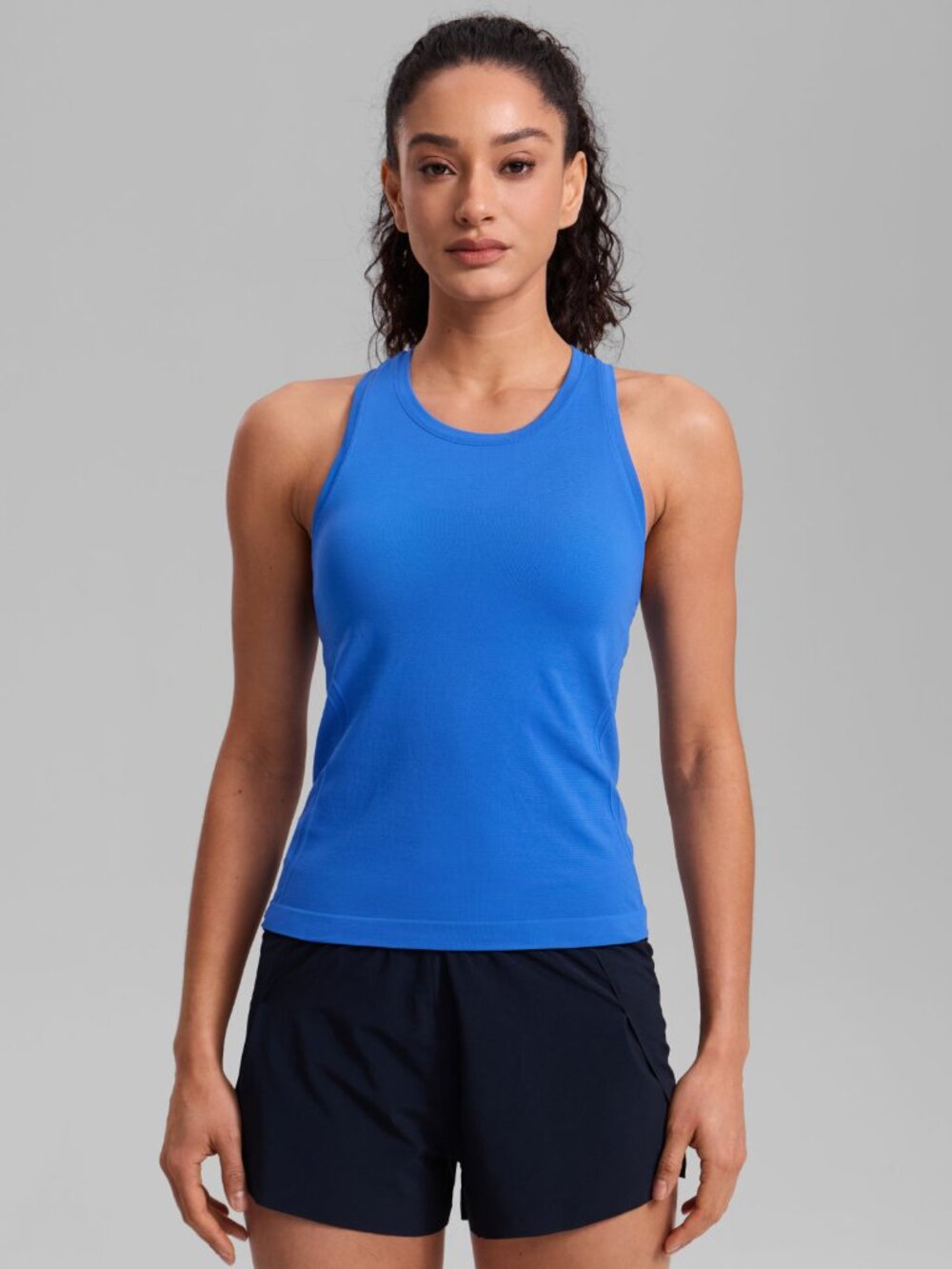 Seamless Crewneck Racerback Tank